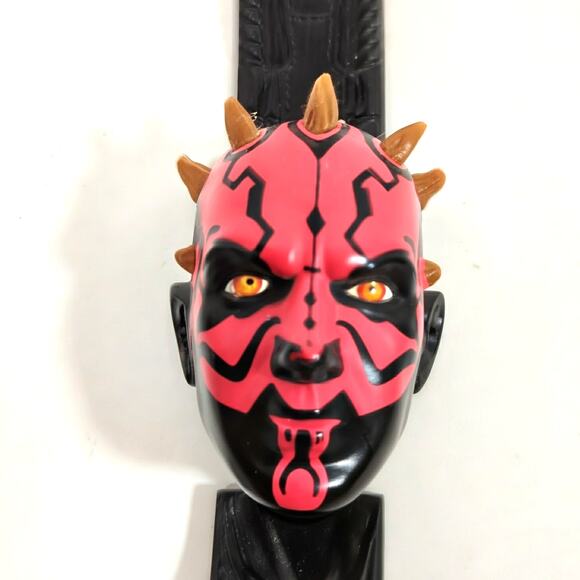Star Wars Episode I Darth Maul Flip Top Watch 1999 Plastic Untested Vintage - Picture 1 of 5